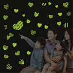 Luminous hearts for the room